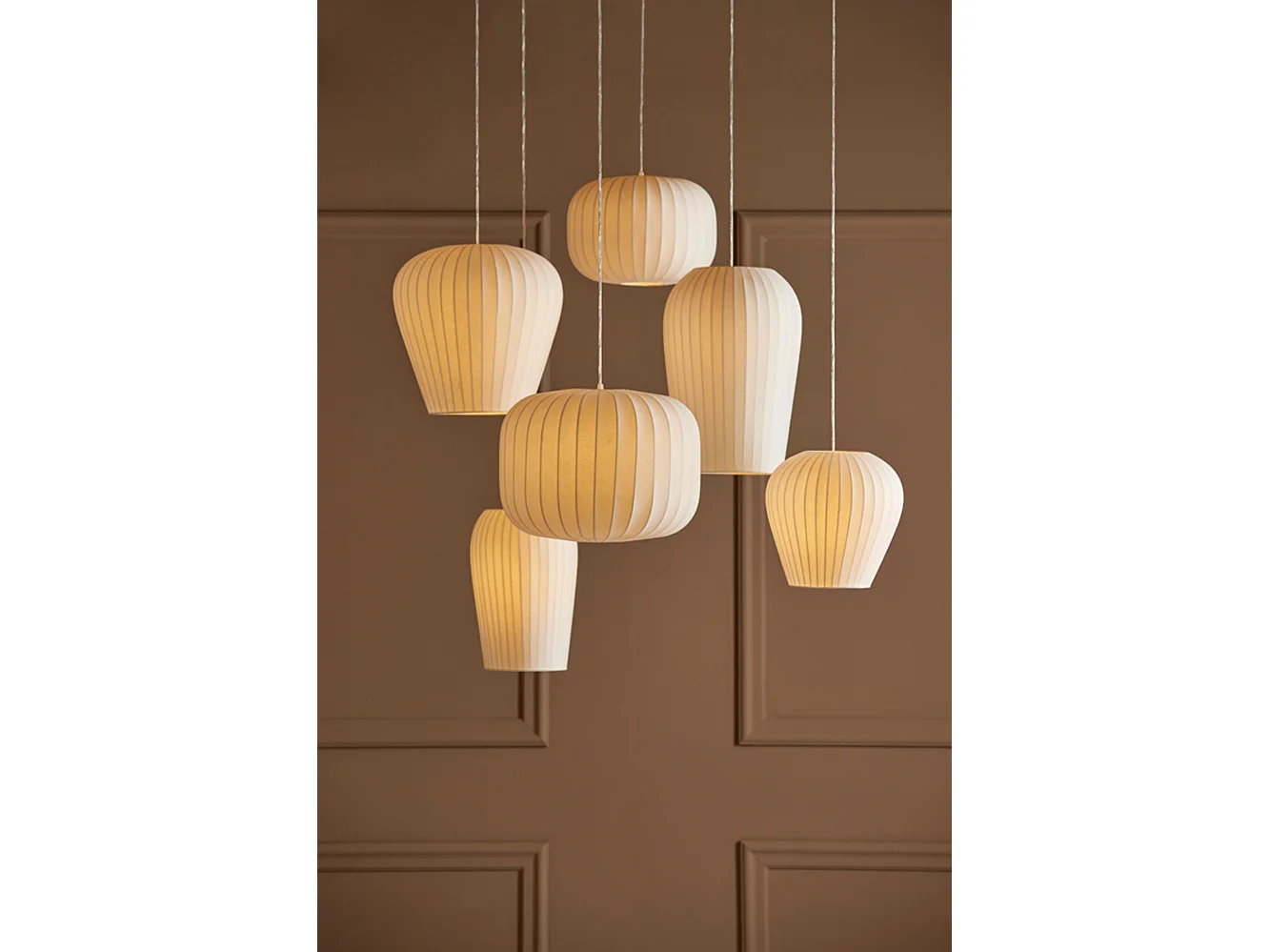 Suspension XELA - Ø37,5x37,5cm - Blanc