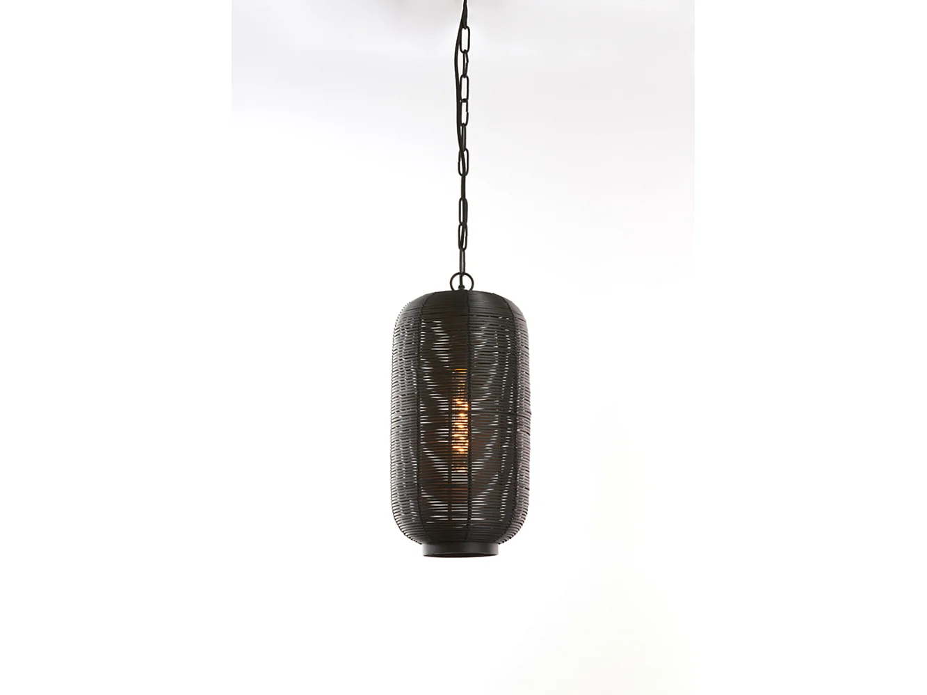 Suspension TOMEK - Ø21x44cm - Noir