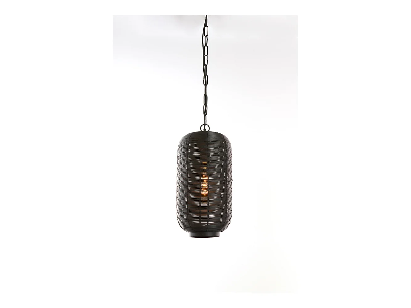 Pendelleuchte TOMEK - Ø21x44cm - Schwarz
