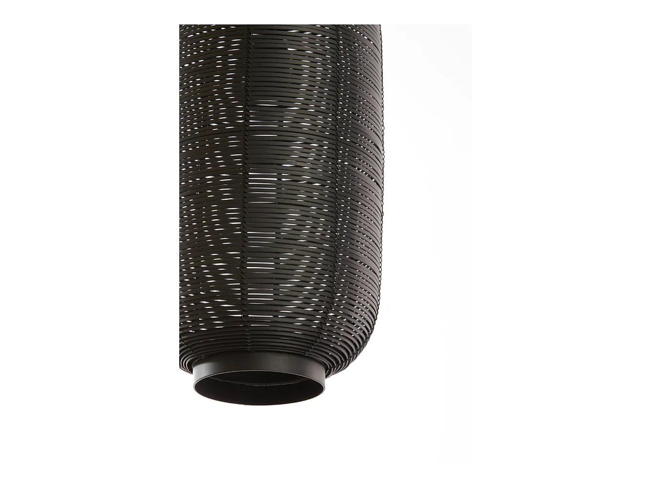 Pendelleuchte TOMEK - Ø21x44cm - Schwarz