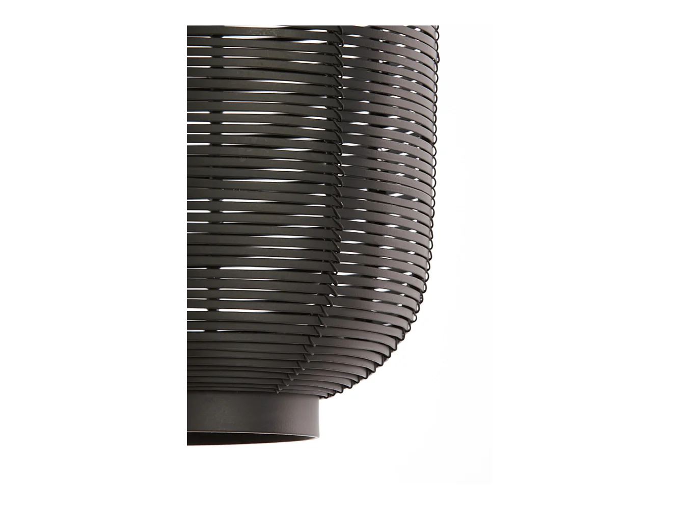 Pendelleuchte TOMEK - Ø21x44cm - Schwarz