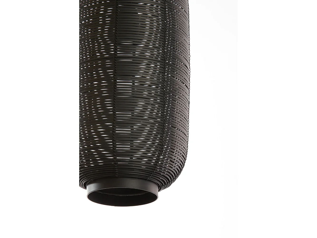 Pendelleuchte TOMEK - Ø21x44cm - Schwarz