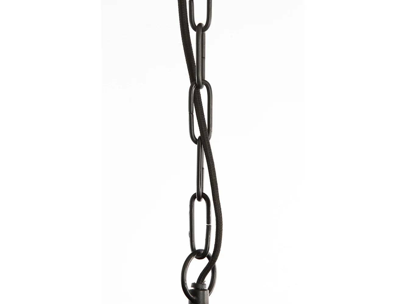 Pendelleuchte TOMEK - Ø21x44cm - Schwarz