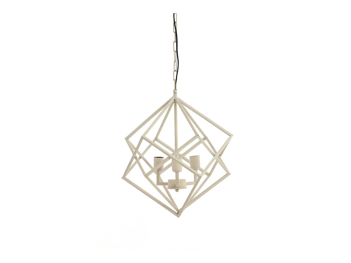 Suspension DRIZELLA - Ø46x56cm - Blanc