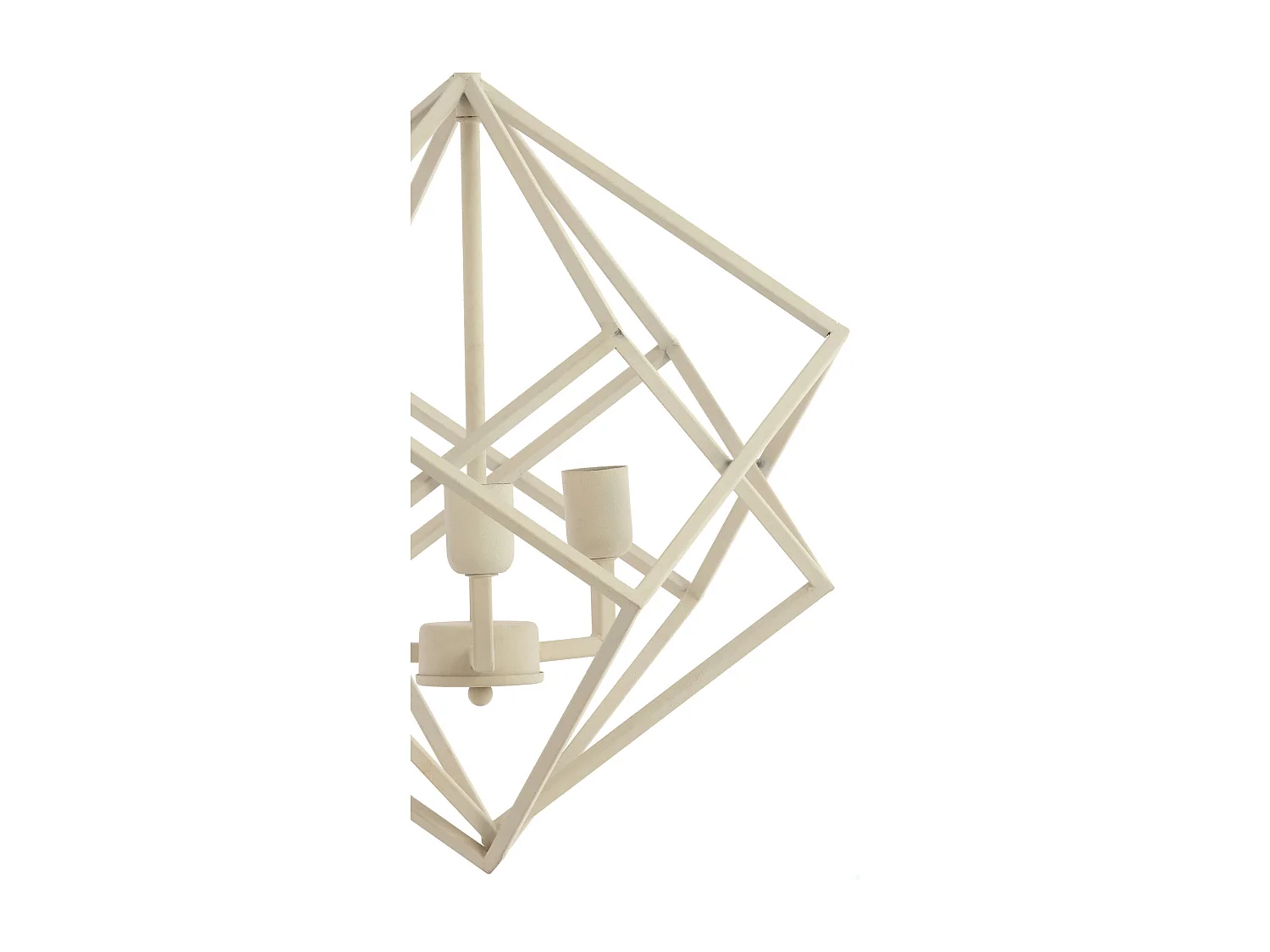 Suspension DRIZELLA - Ø46x56cm - Blanc