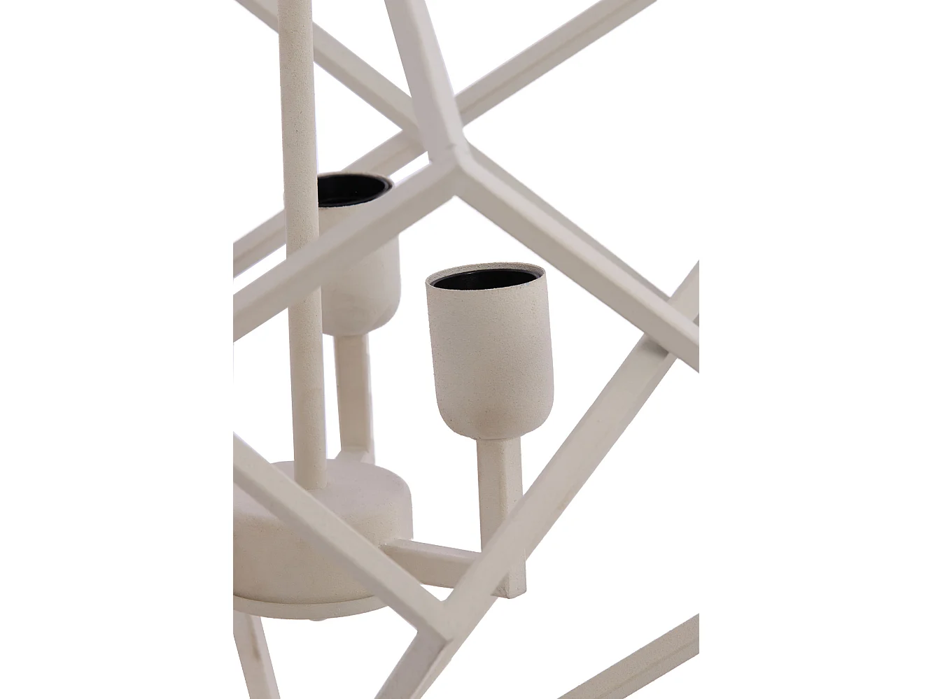 Suspension DRIZELLA - Ø46x56cm - Blanc
