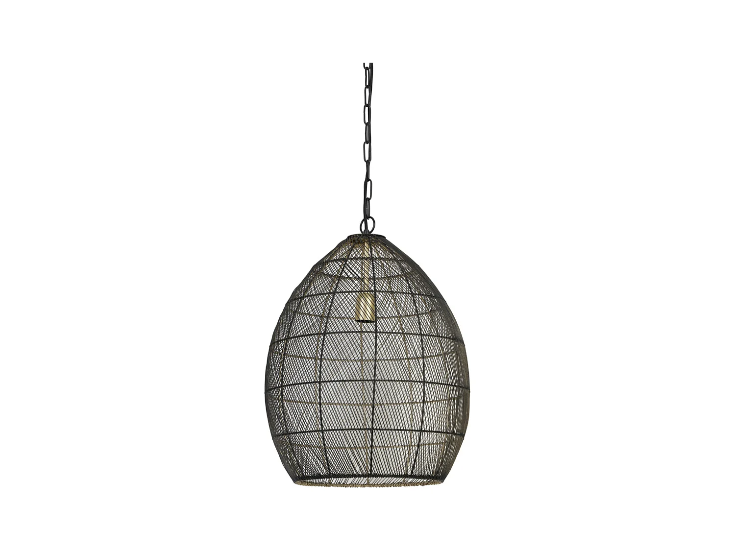 Hanglamp Meya - 40x40x53 - Zwart