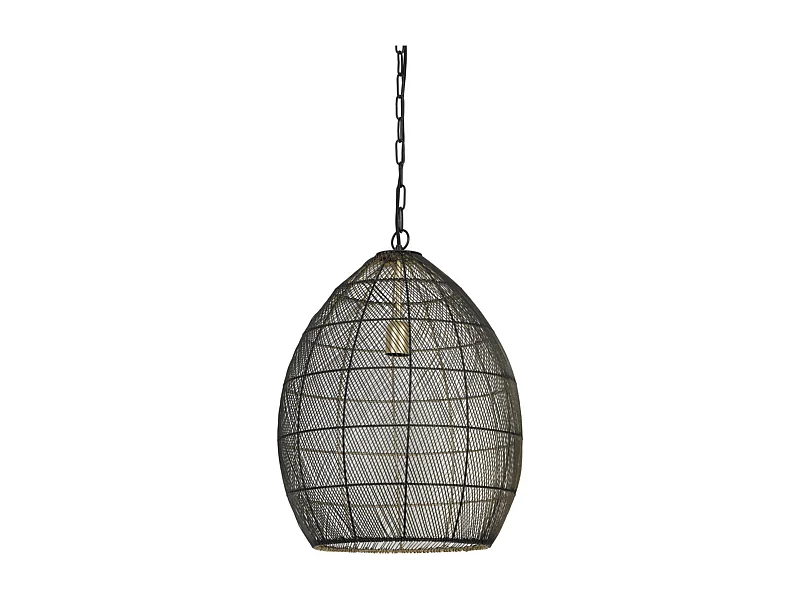 Hanglamp Meya - 40x40x53 - Zwart