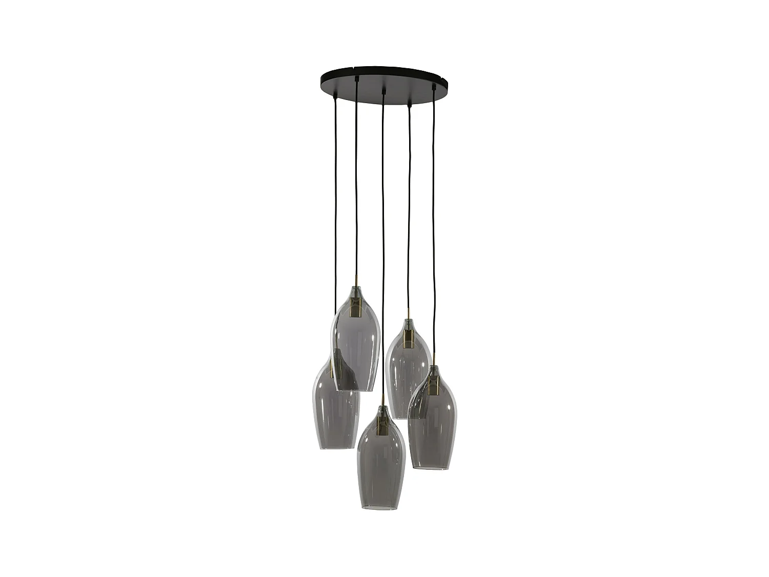 Suspension LUKARO - Ø45x36cm - Gris