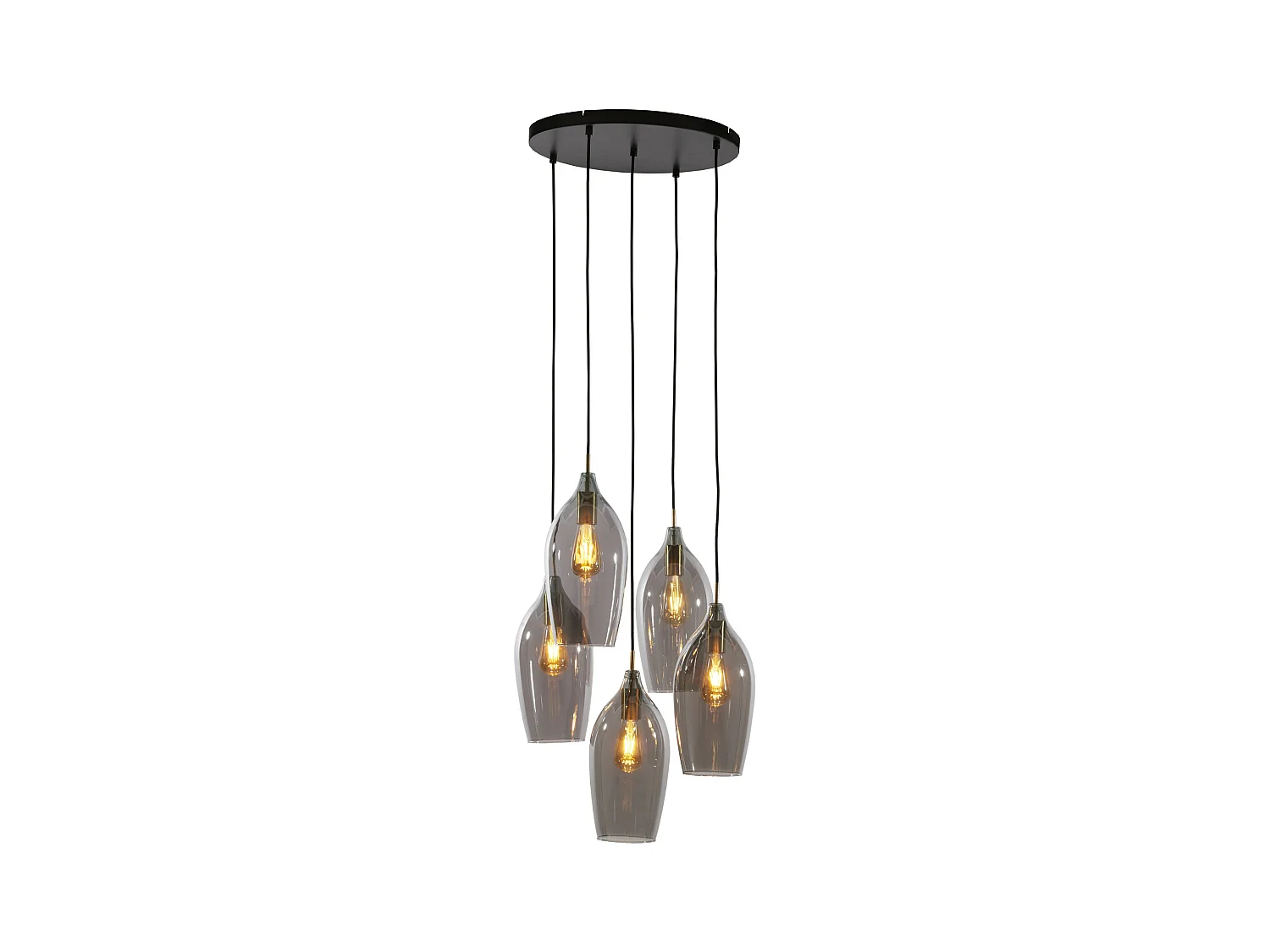 Suspension LUKARO - Ø45x36cm - Gris