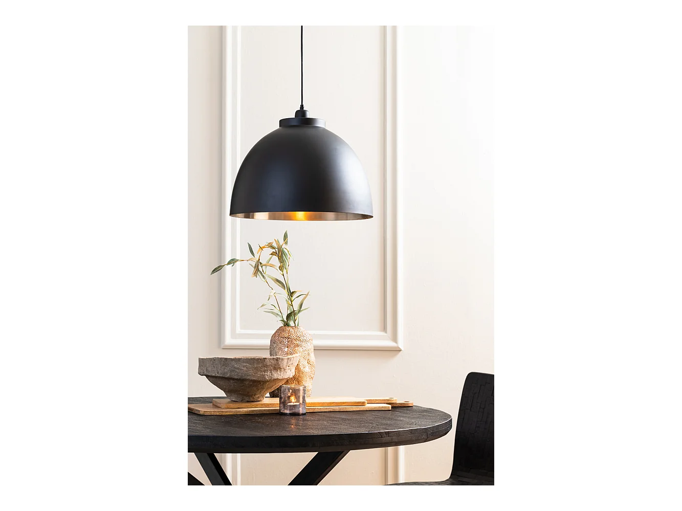 Suspension Kylie - 45x45x32 - Noir