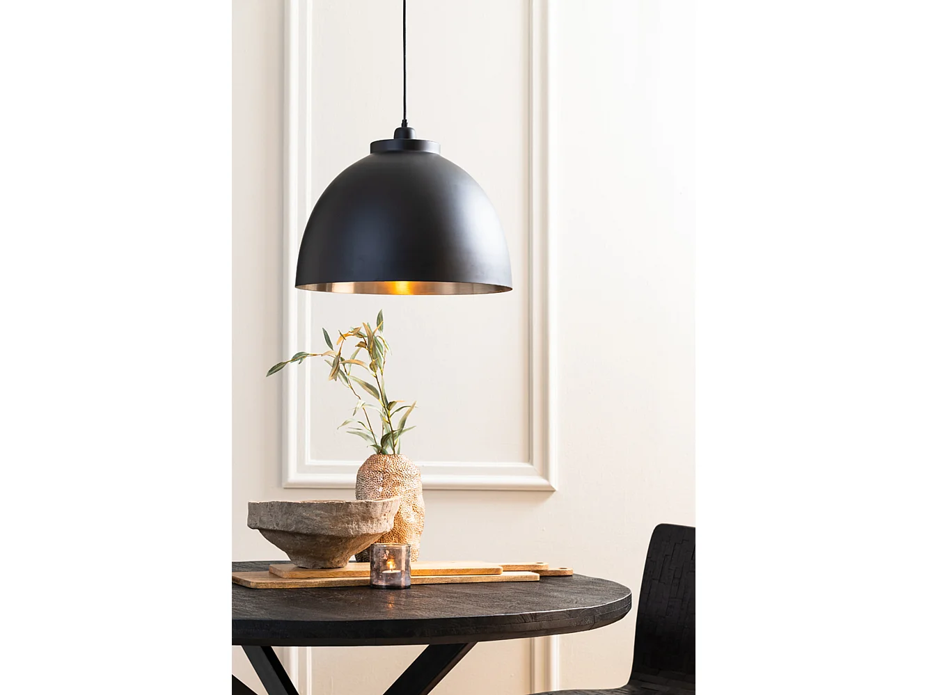 Suspension Kylie - 45x45x32 - Noir