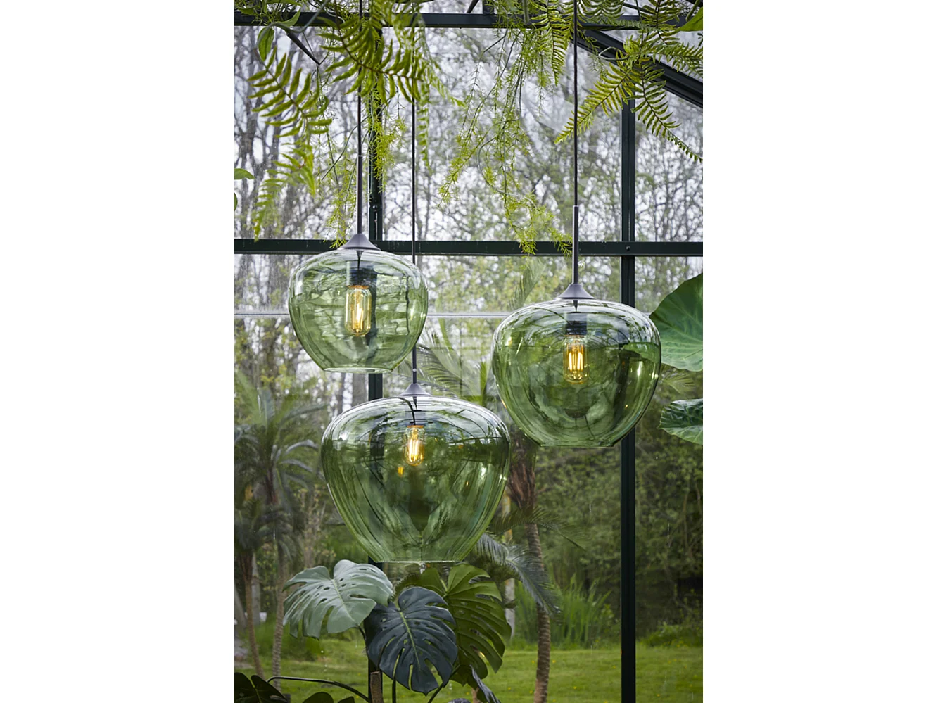 Suspension MAYSON - Ø30x25cm - Vert