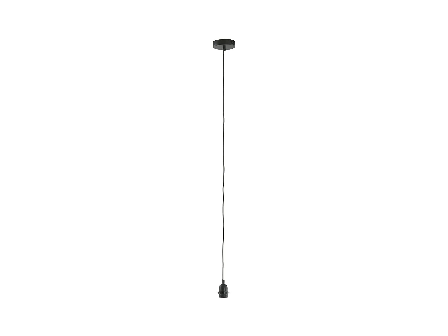 Pendule VIGGO - Ø5,5x8cm - Noir