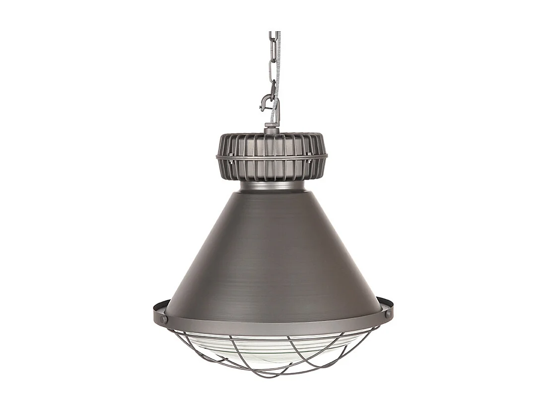 Lámpara colgante Duisburg - Acero quemado - Metal