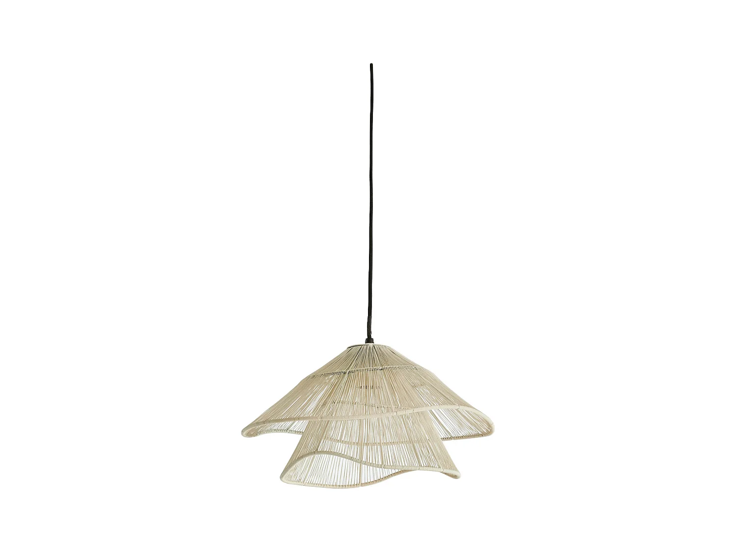 Suspension ALAMEDA - Ø36x29cm - Blanc