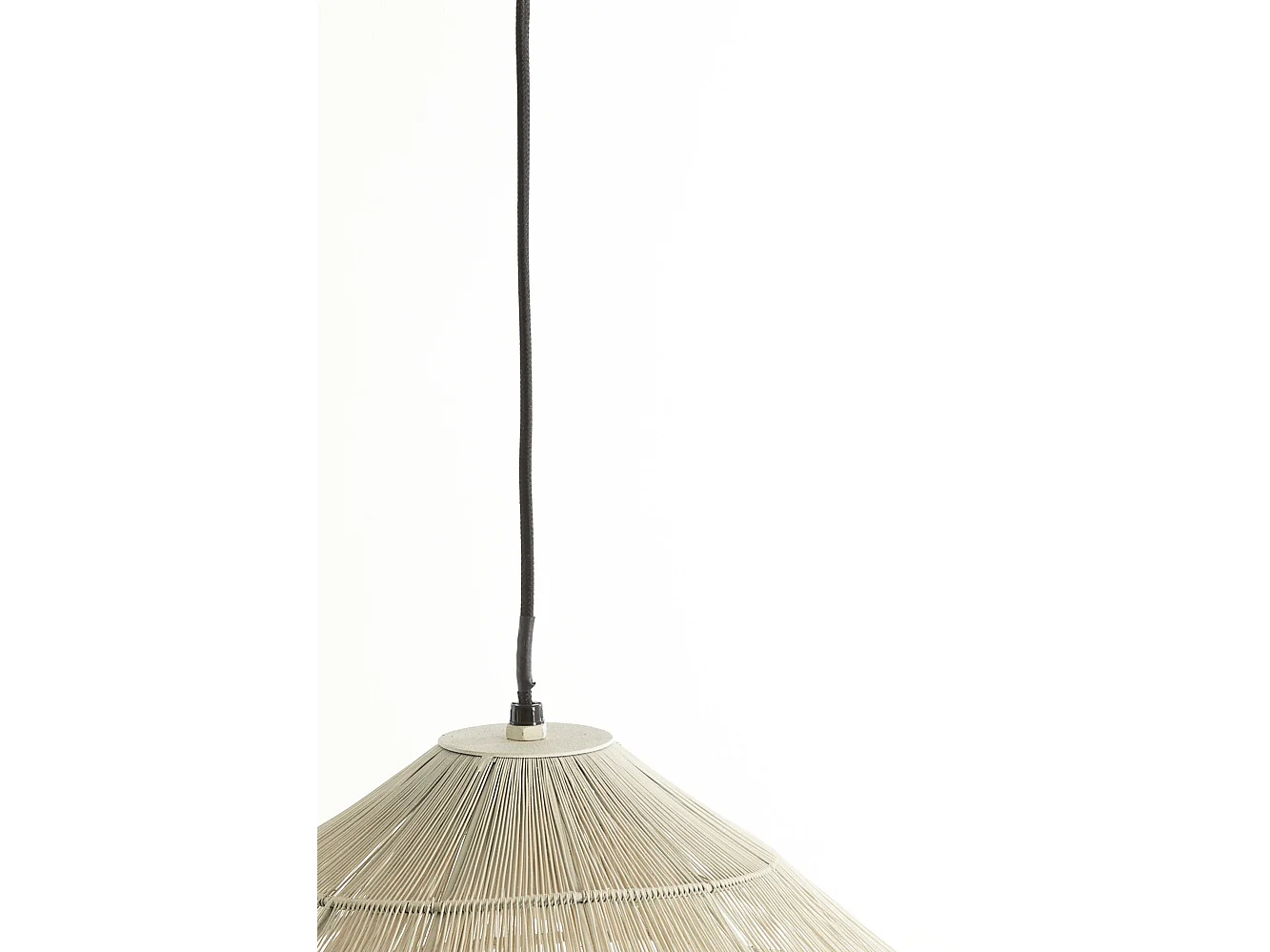 Suspension ALAMEDA - Ø36x29cm - Blanc