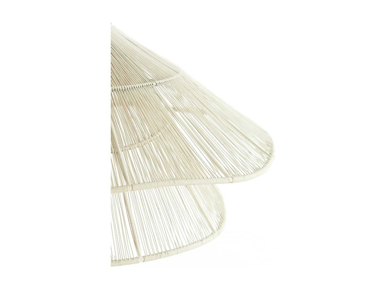 Suspension ALAMEDA - Ø36x29cm - Blanc