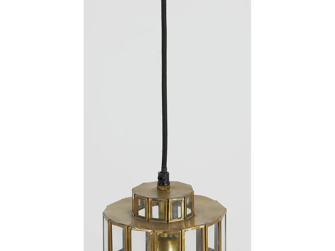 Lampe à suspension SØSTRENE - Ø15x31cm - Bronze