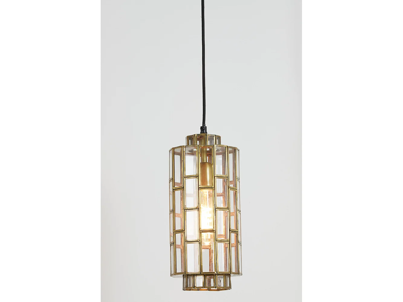 Hanglamp SØSTRENE - Ø15x31cm - Brons