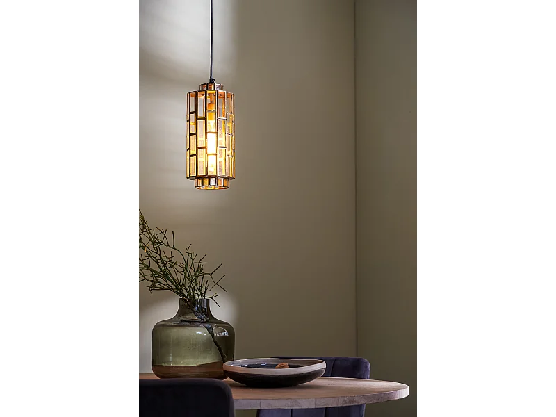 Hanglamp SØSTRENE - Ø15x31cm - Brons