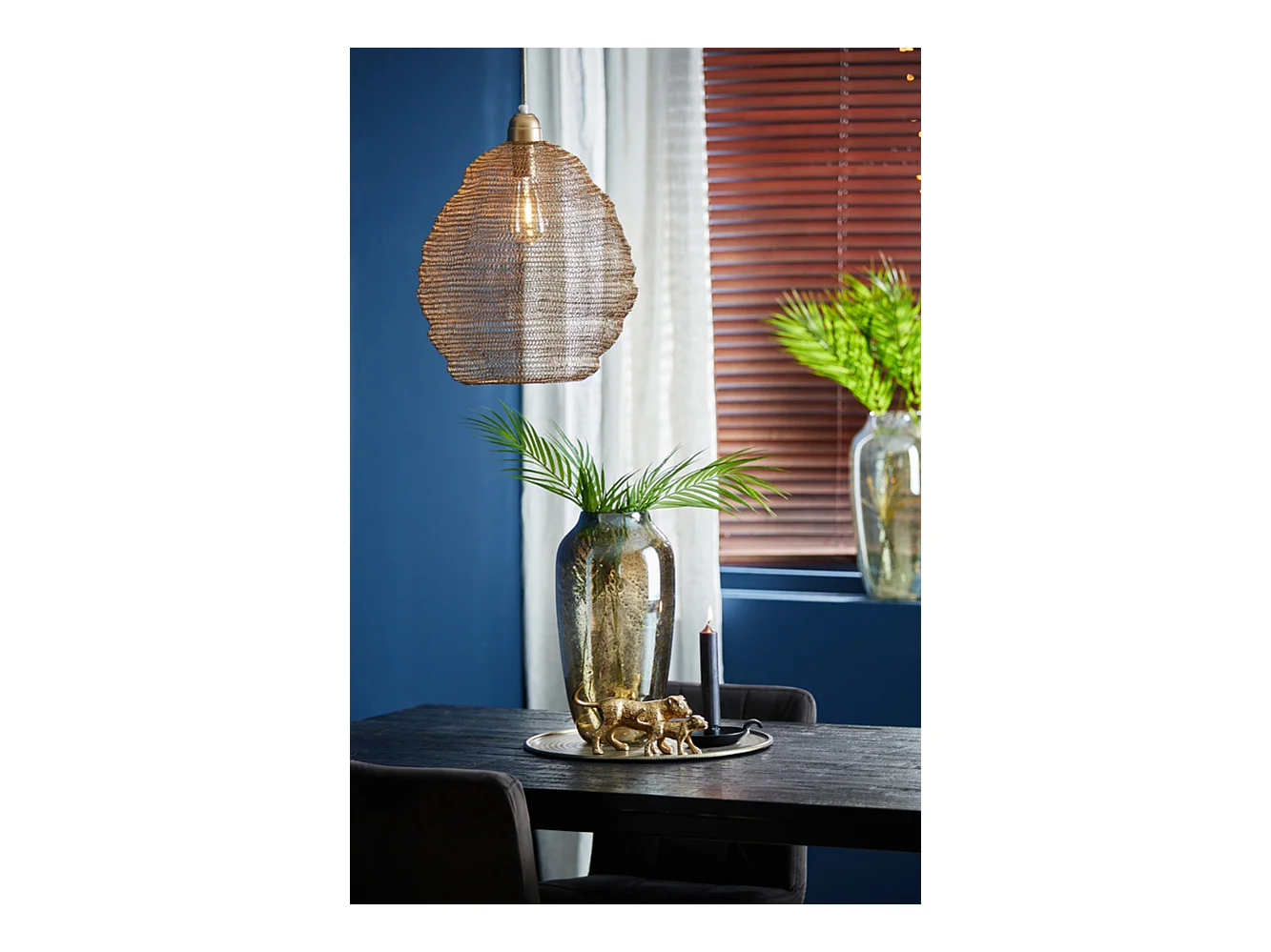 Suspension Nina - 38x38x42 - Bronze