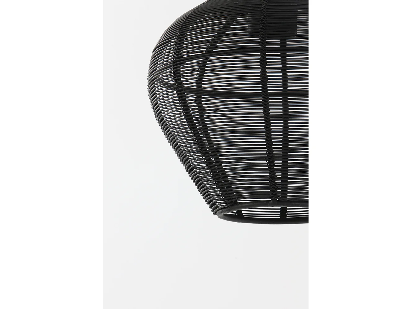 Suspension ALVARO - Ø20x22cm - Noir