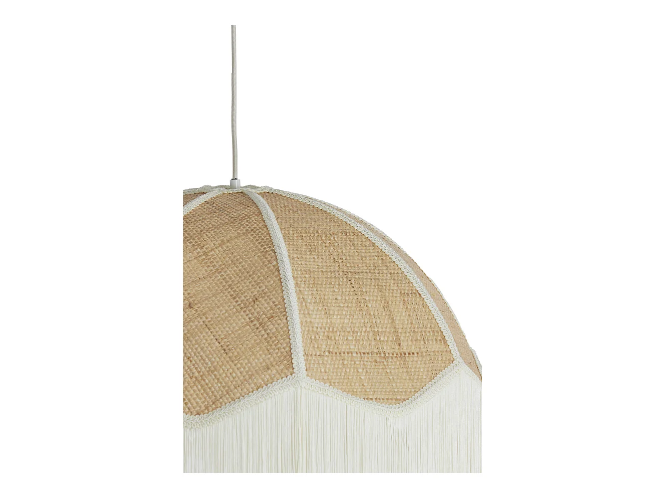 Lampe à suspension MALACIA - Ø60x41cm - Marron