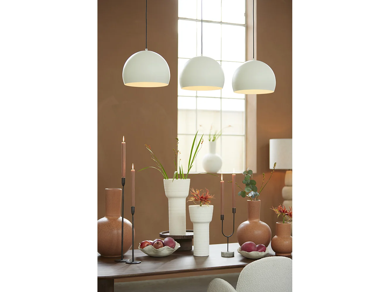 Suspension JAICEY - 120x33x25cm - Gris