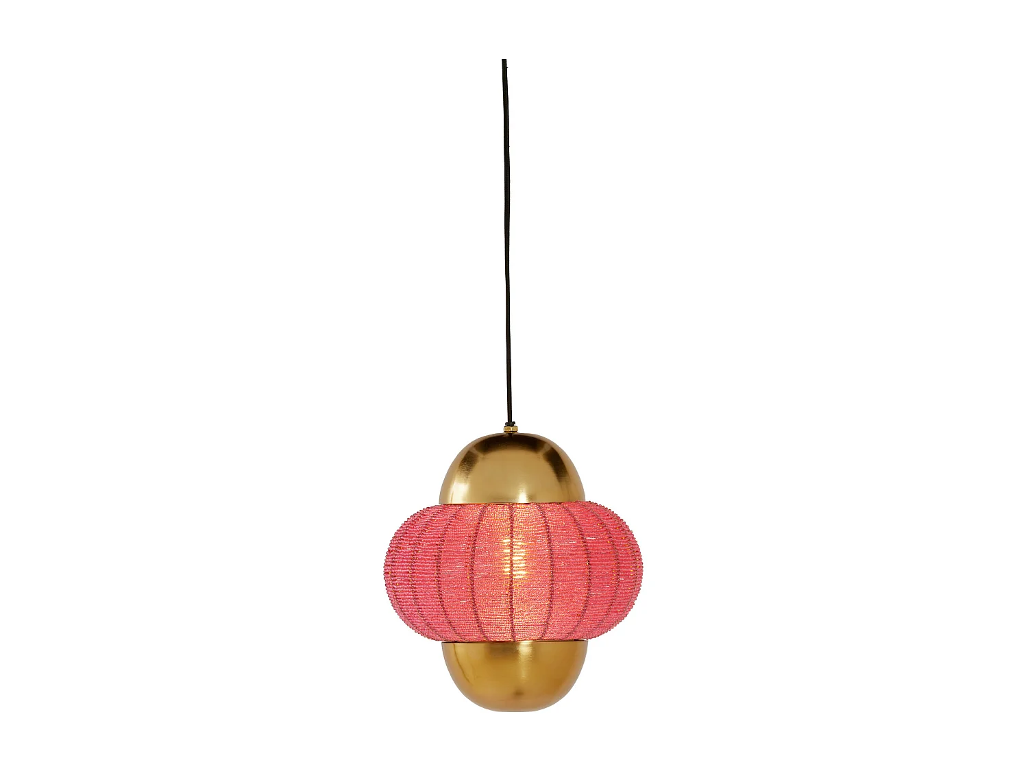Lampe à suspension CETARA - Ø26x28cm - Rose