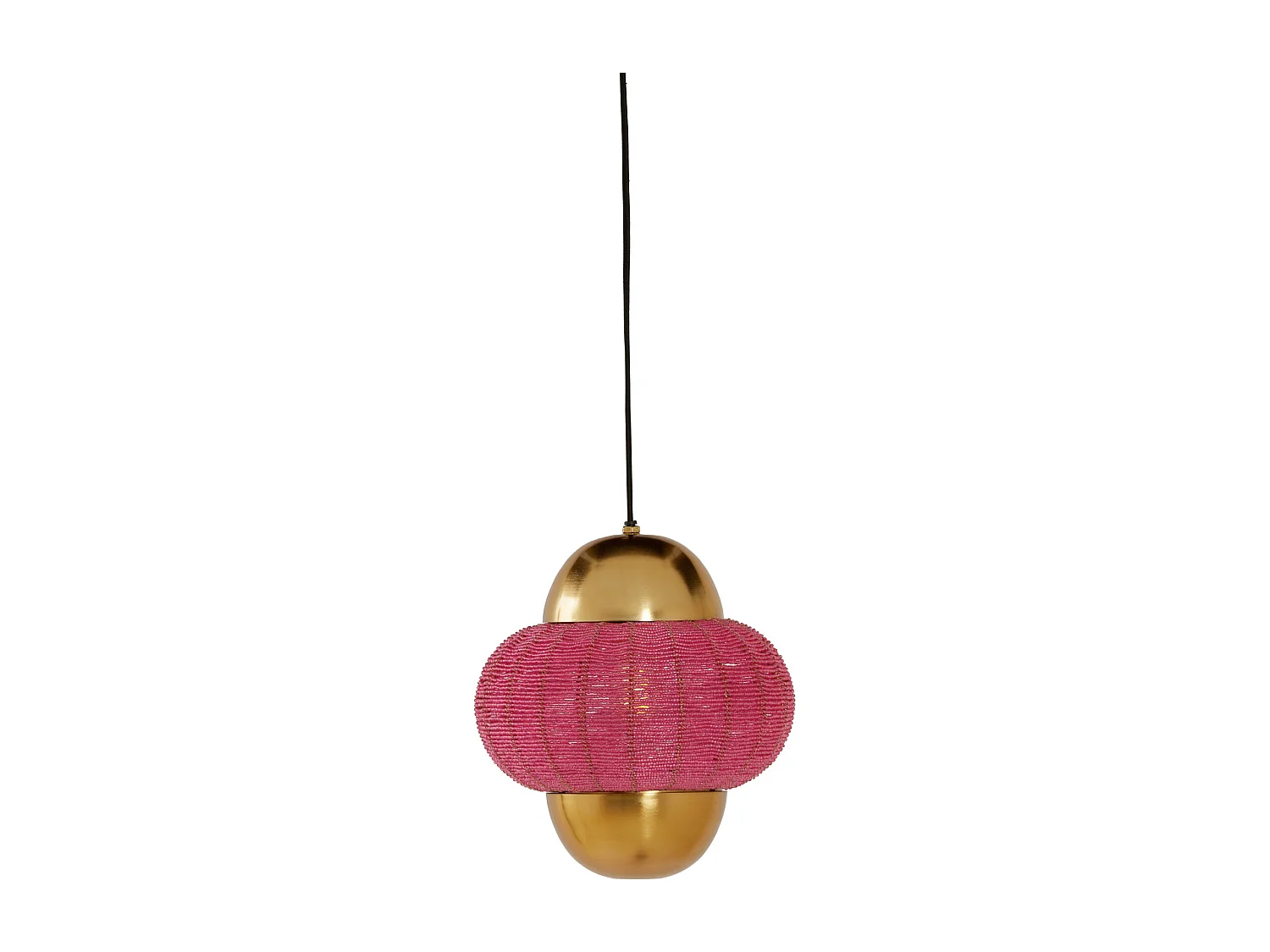 Lampe à suspension CETARA - Ø26x28cm - Rose
