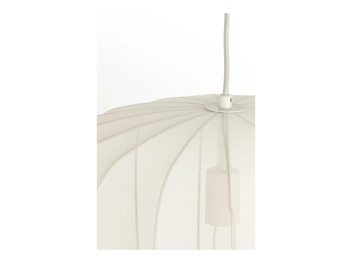 Lampe à suspension PLUMERIA - Ø50x37,5cm - Beige