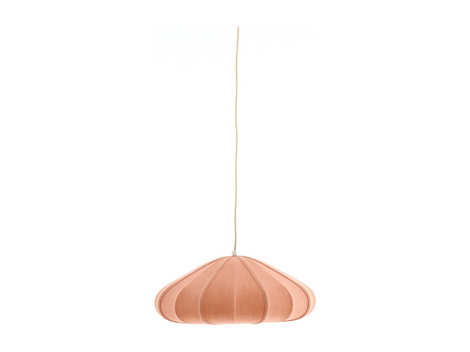 Lampe à suspension CESANO - Ø50x20cm - Rose