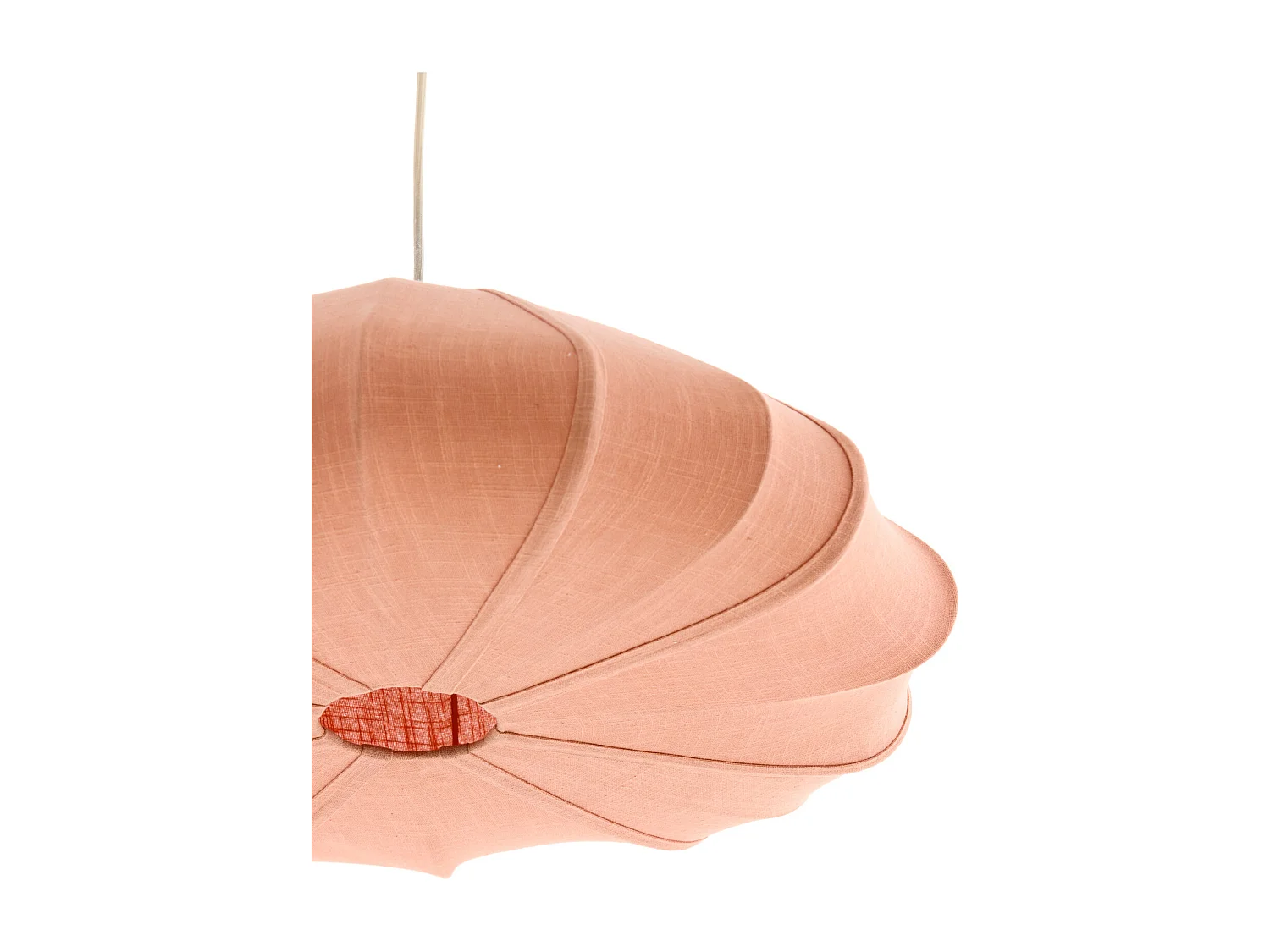 Lampe à suspension CESANO - Ø50x20cm - Rose