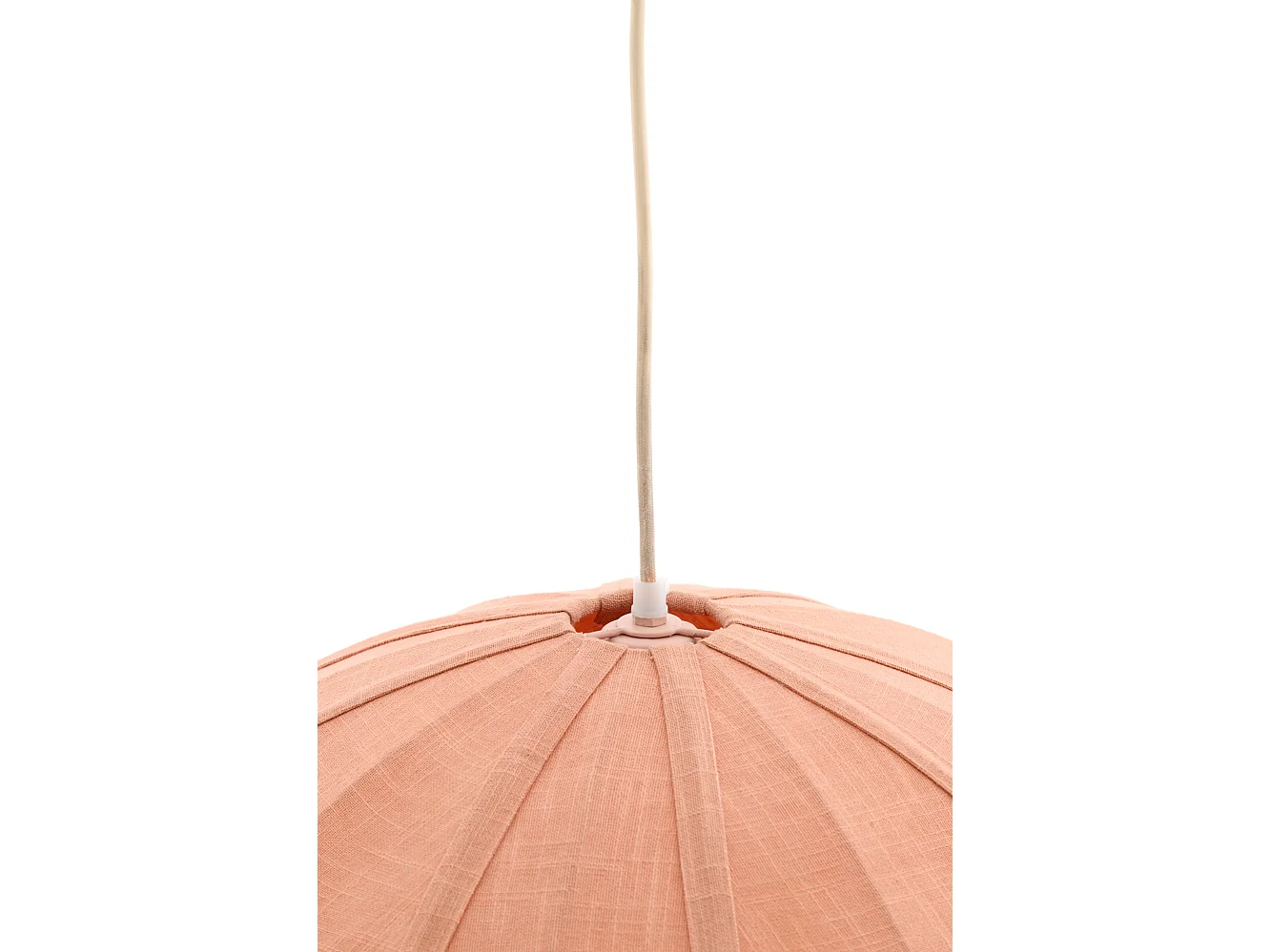 Lampe à suspension CESANO - Ø50x20cm - Rose