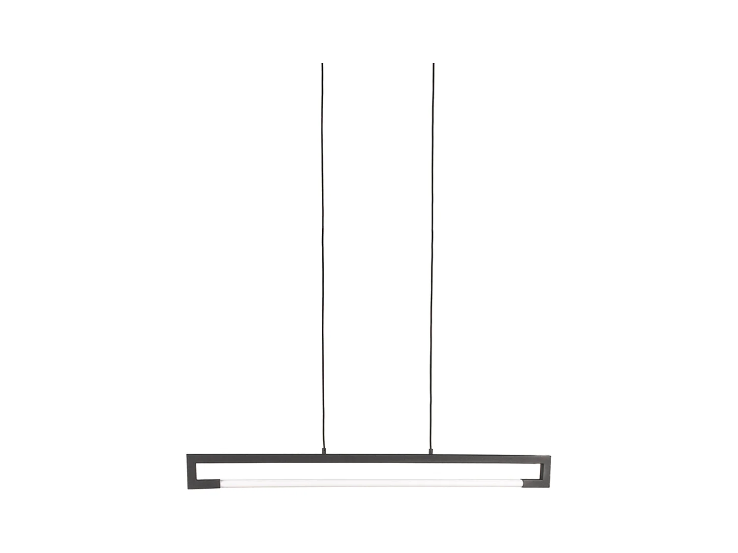 Pendelleuchte Futuro - Schwarz - 120x9x118 cm
