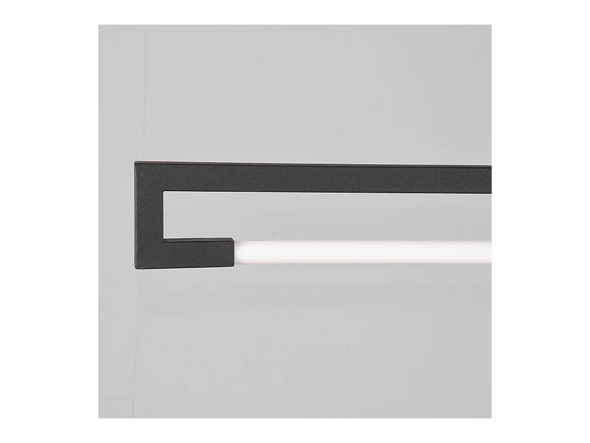 Pendelleuchte Futuro - Schwarz - 120x9x118 cm