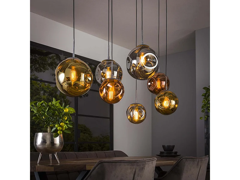 Lampe à suspension 4+3 étoiles