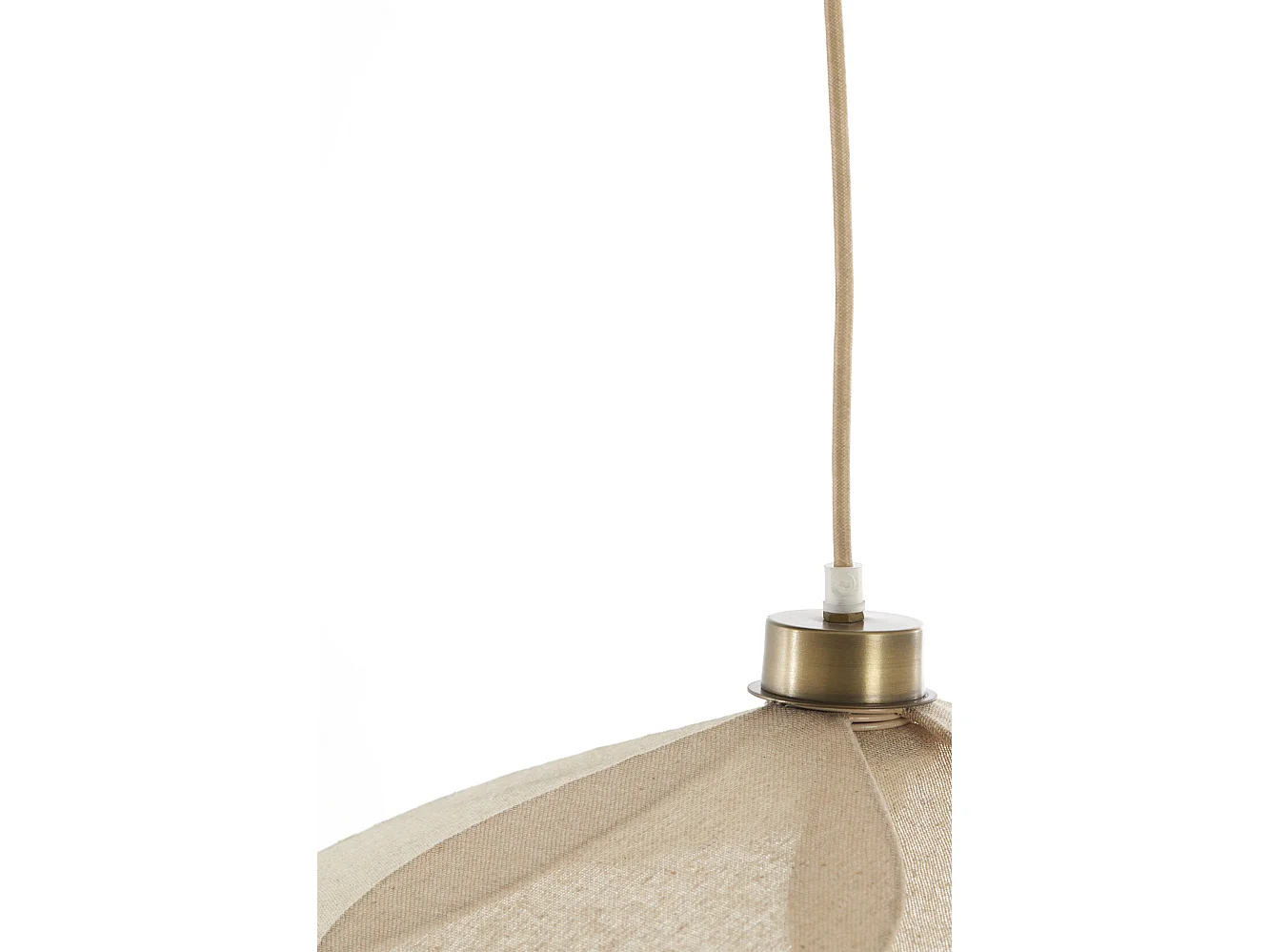 Suspension FYANO - Ø46x13cm - Marron