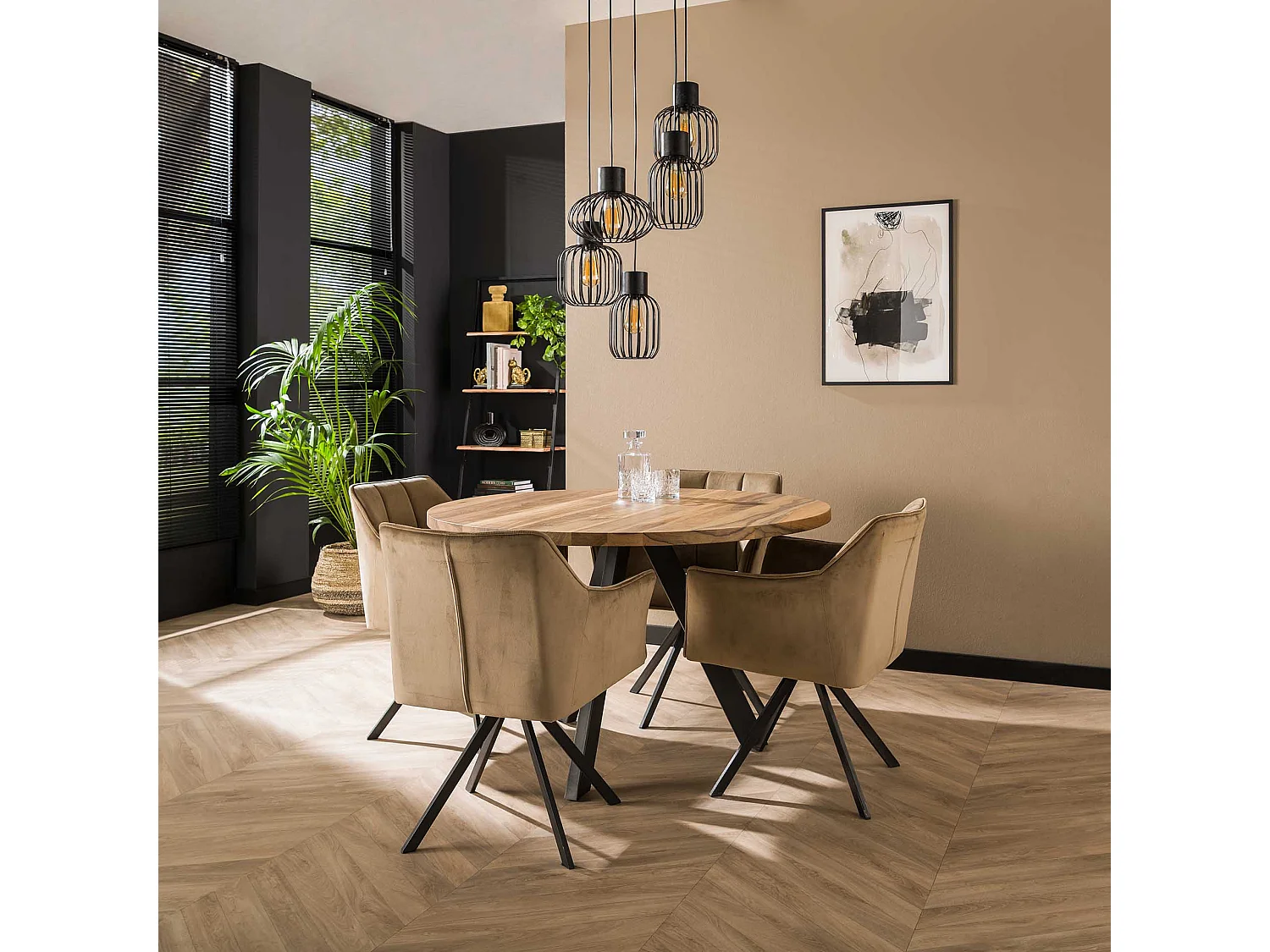 Suspension 5L Mix - À gradins - Métal - Gris foncé