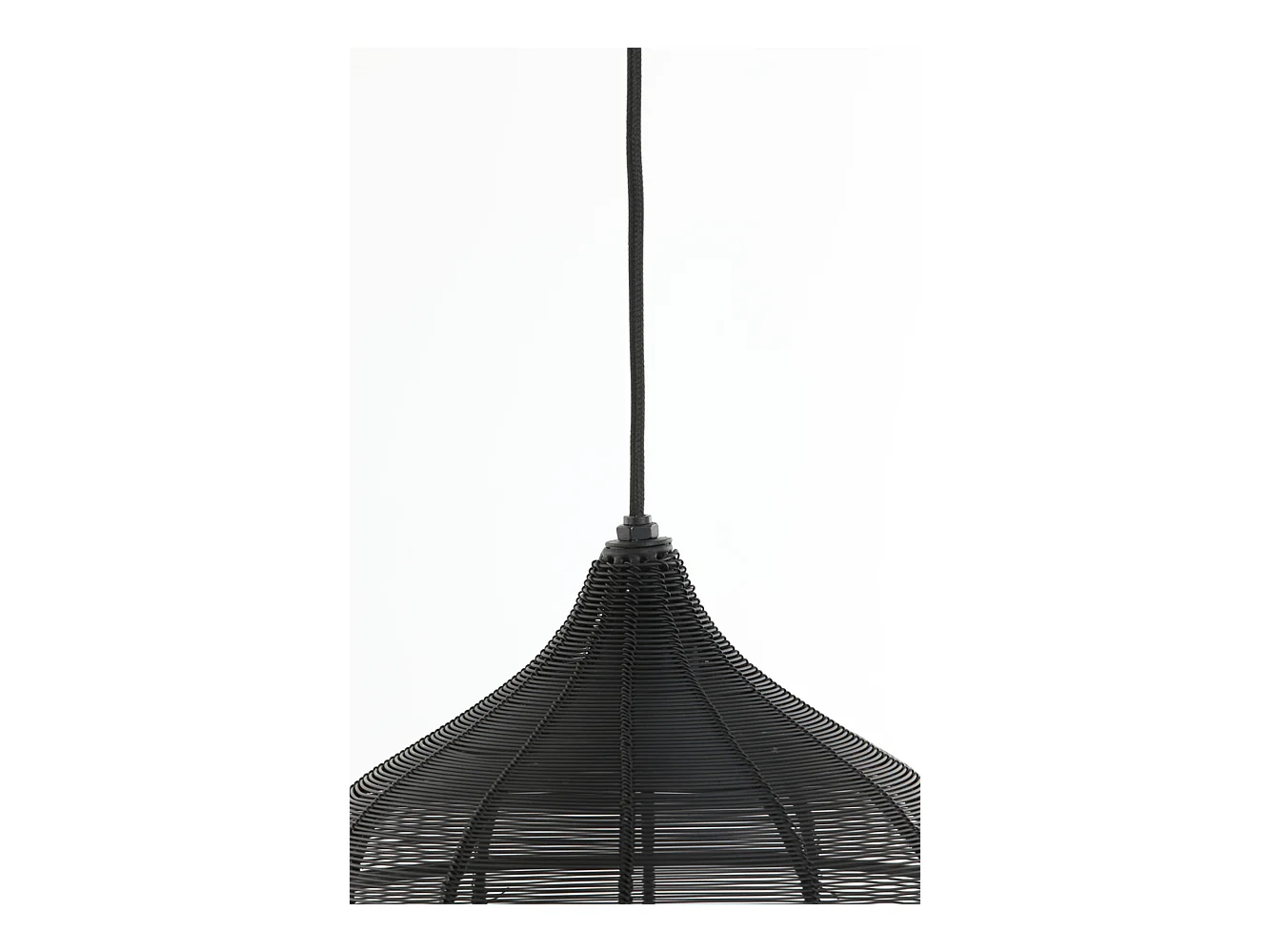 Pendelleuchte ALVARO - Ø27x29,5cm - Schwarz