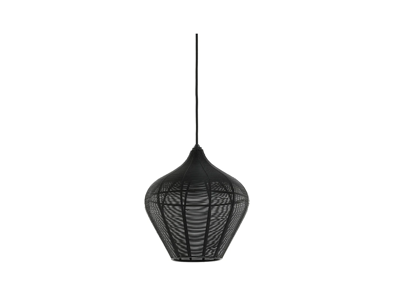 Suspension ALVARO - Ø27x29,5cm - Noir