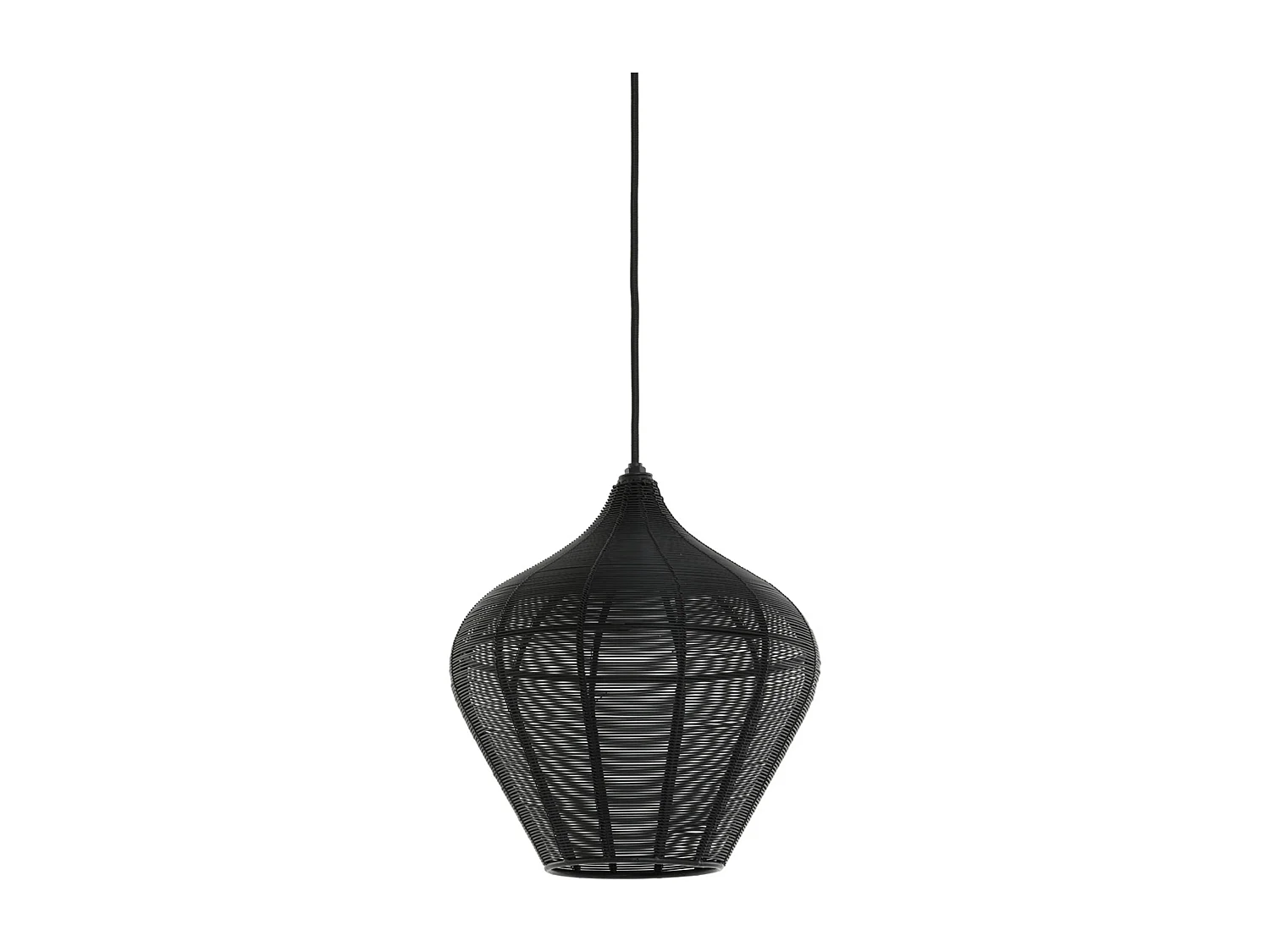 Suspension ALVARO - Ø27x29,5cm - Noir