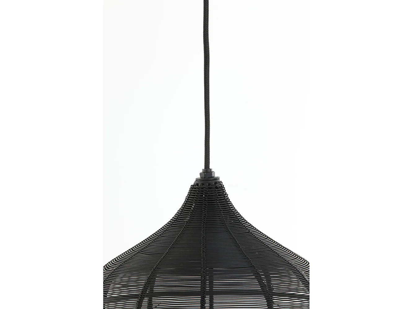 Suspension ALVARO - Ø27x29,5cm - Noir
