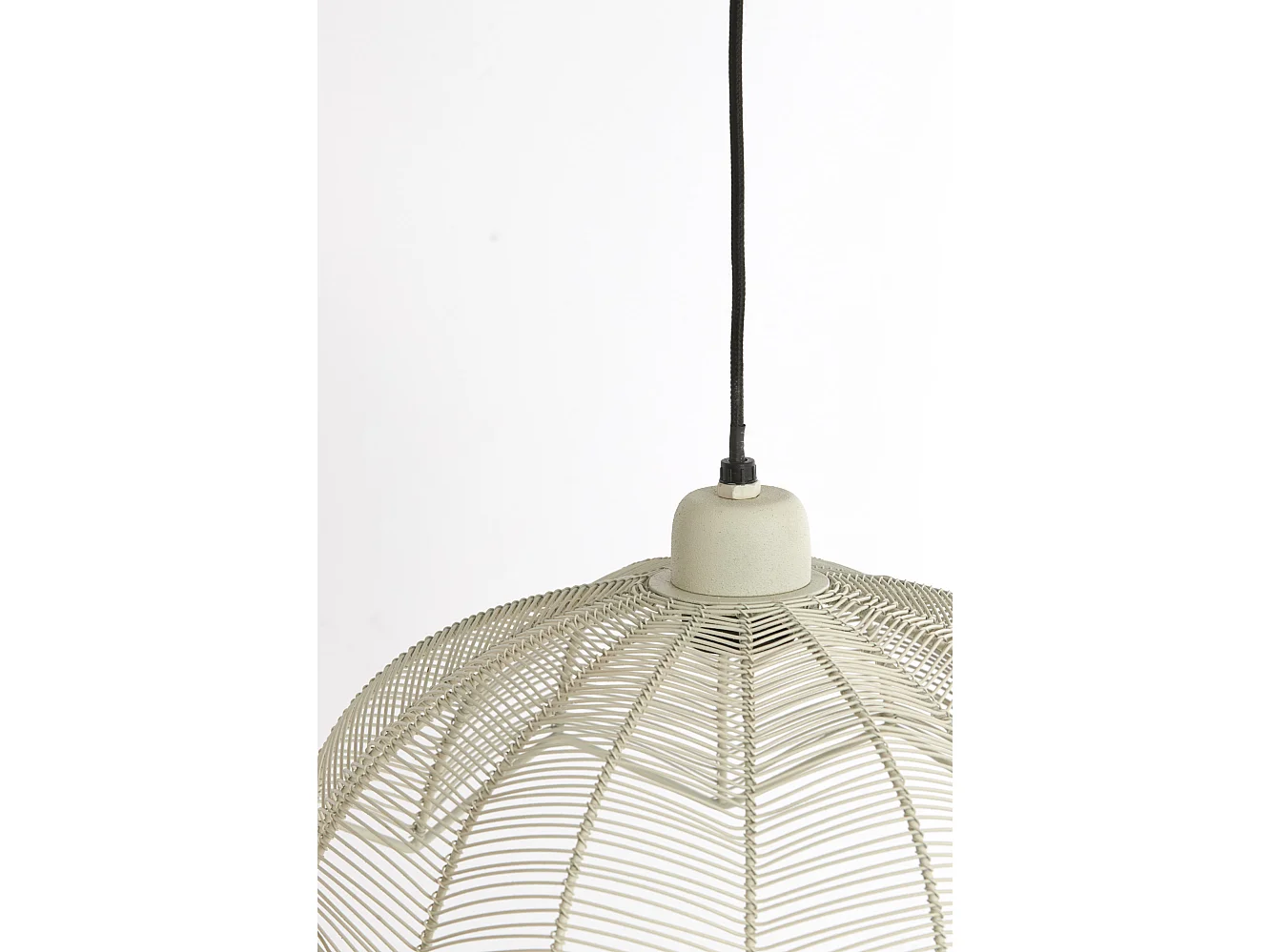 Suspension ESPELO - Ø35x15cm - Blanc