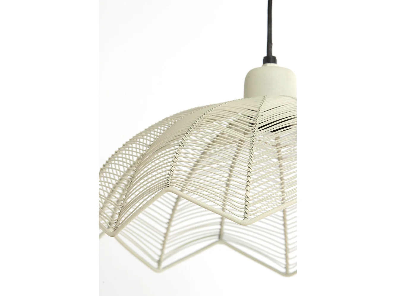 Suspension ESPELO - Ø35x15cm - Blanc