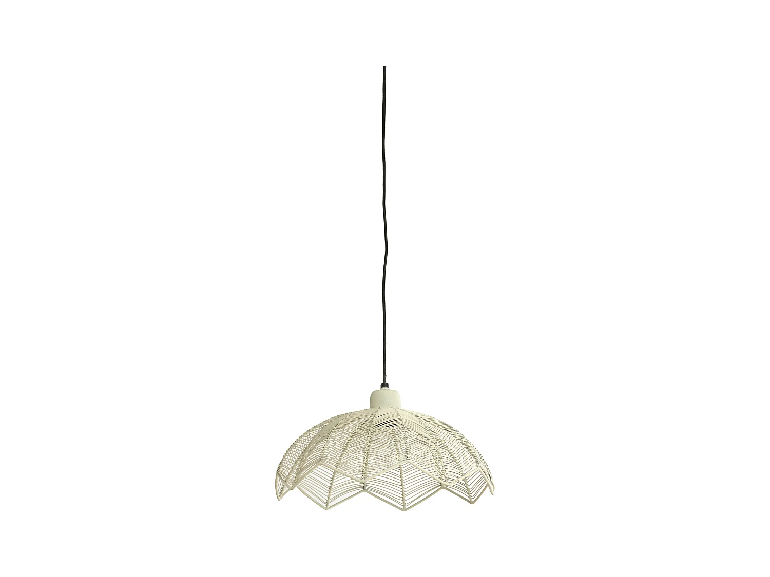 Suspension ESPELO - Ø35x15cm - Blanc