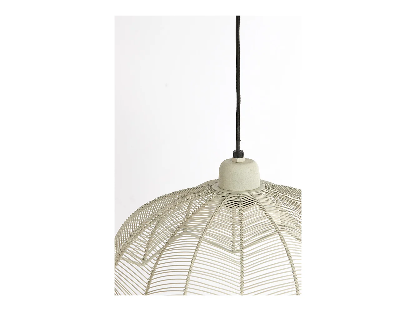 Suspension ESPELO - Ø35x15cm - Blanc