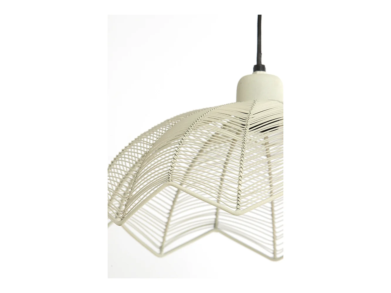 Suspension ESPELO - Ø35x15cm - Blanc