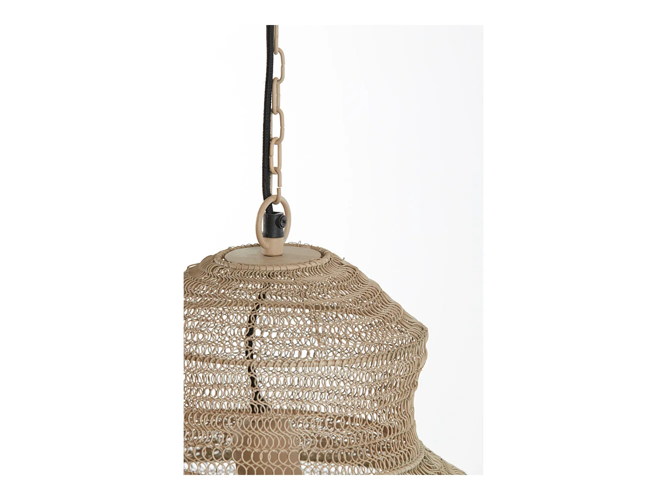 Suspension NAKISHA - Ø48x82cm - Marron